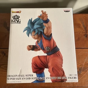 Figura Dragon Ball Super Banpresto King Clustar Super Saiyan God Goku Bandai - Imagen 1 de 3