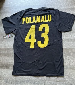 Troy Polamalu Pittsburgh Steelers XL men’s Reebok tee shirt - Picture 1 of 2