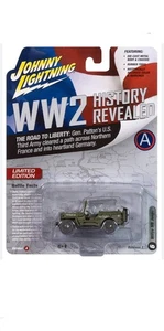 Johnny Lightning WW2 Storia Rivelata Ver A Willys MB Jeep CHASE - Foto 1 di 1