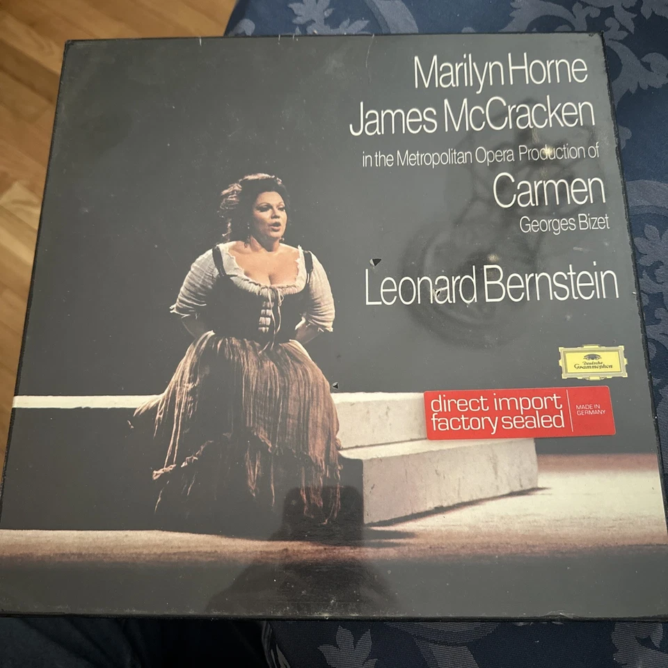 BIZET: Carmen - Horne, McCracken, Bernstein (180g 3 VINYL LPs 2014) **NEW** - Image 1 of 4