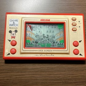 NINTENDO GAME AND & WATCH Mickey Mouse 1981 Wide Screen From Japan Very Rare