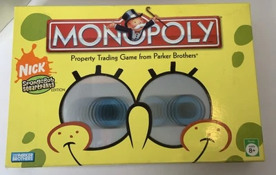 Nickelodeon Spongebob Squarepants Monopoly Collectors Edition 2005 Complete - Image 1 of 4
