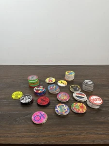 Vintage 90s POG Collection – 113 Pogs + 18 Slammers + 2 Storage Tubes – Milk Cap - Picture 1 of 16