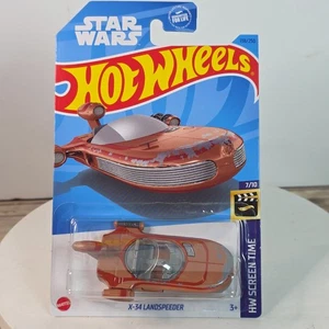 Star Wars Hot Wheels X-34 Landspeeder modellino auto pressofuso - Foto 1 di 14