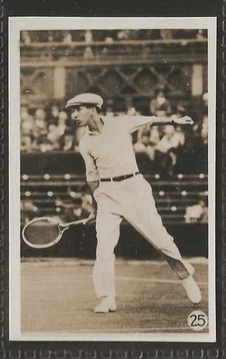 HILL (RJ)-SPORTS SERIES 1934 (F50 LONDON IDOL)-#25- TENNIS - RENE LACOSTE - Image 1 of 2
