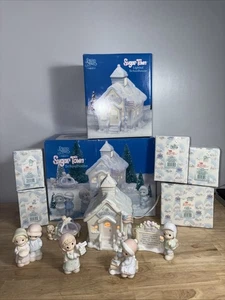 Precious Moments Sugar Town SCHOOLHOUSE Juego Completo de Colección de 6 Piezas 272876 - Imagen 1 de 16