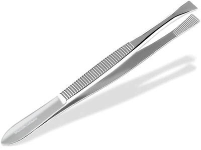 Solingen Zupfpinzette Haar Pinzette 8 cm Gerade Made in Germany 4 mm Breite - Bild 1 von 4