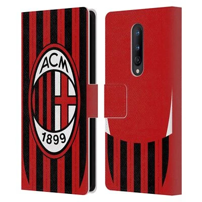 OFFICIAL AC MILAN 2024/25 CREST KIT LEATHER BOOK CASE FOR BLACKBERRY ONEPLUS - Image 1 of 4