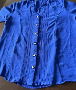 Forever 21 Women’s Top Blue Size M - Picture 1 of 3