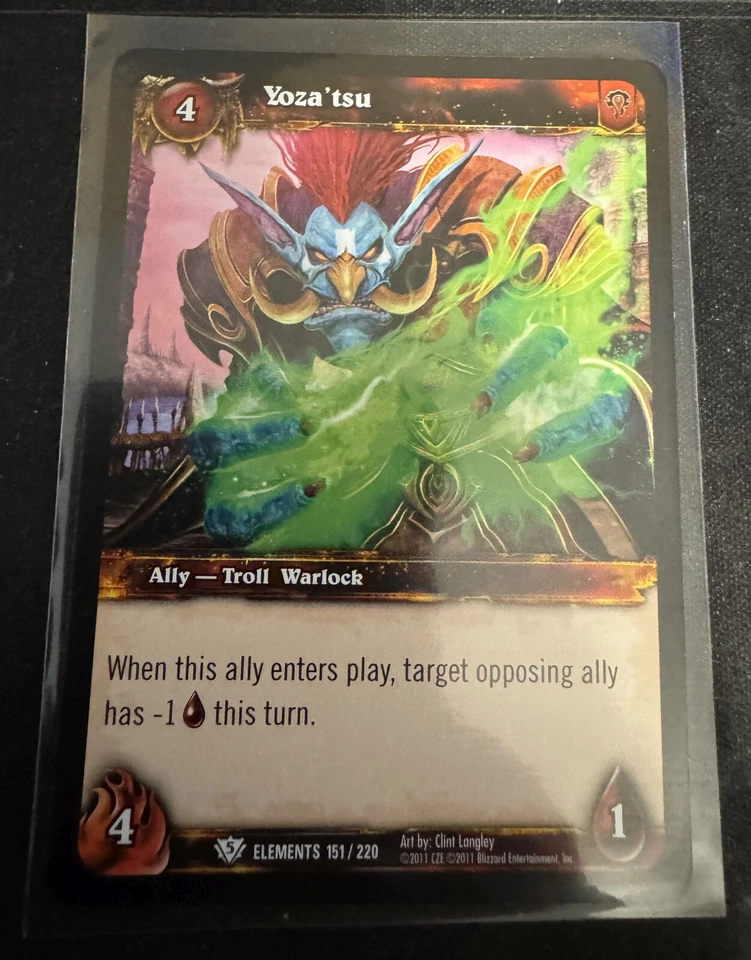 Yoza'tsu War of the Elements WOW World of Warcraft TCG trading card game - Image 1 of 1