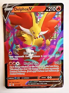 Delphox V 27/196 - (NM) Ultra Rare - Pokemon Lost Origin - Picture 1 of 2