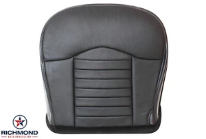 2000 Ford F-150 Harley-Davidson QUAD Driver Side Bottom Leather Seat Cover BLACK - Picture 1 of 12