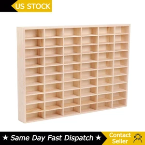 Wooden Car Model Display Case for Hot Wheels Diecast Car Matchbox Storage Shelf - Picture 1 of 13