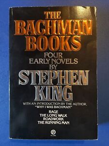 THE BACHMAN BOOKS, Stephen King 1985 Plume TRUE 1st Printing 1985, Includes Rage