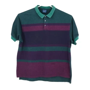 VINTAGE Cambridge Classics Mens Polo Shirt XL Green Short Sleeve USA Mervyns - Picture 1 of 20