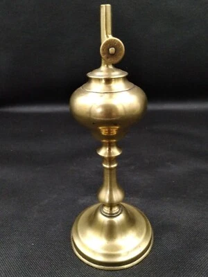 Lampe à Huile en Laiton Ancienne GARDON. Époque Napoléon III - Photo 1/4