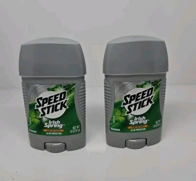 Set of 2 Speed Stick Irish Spring Deodorant Original 1.8 oz Travel Size - image 1 of 3