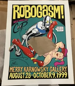 COOP - 1999 - "Robogasm!" Art Show Los Angeles Print S&N /750 Karnowsky Gallery - Picture 1 of 5