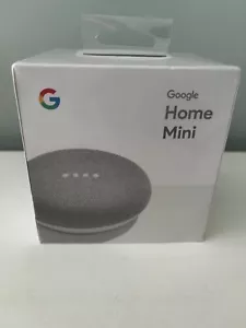 Google Home Mini Smart Speaker mit Google Assistant - Kreide (GA00210-US) Neu - Bild 1 von 6