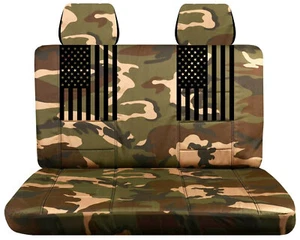 Truck Seat Covers Fits Nissan Frontier 1997-2002 Army Camouflage Bench Cover - Bild 1 von 2