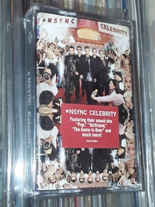 NSYNC CELEBRITY CASSETTE 2001 USA EDITION HYPE STICKER SEALED JUSTIN TIMBERLAKE - Picture 1 of 4