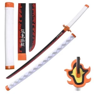 Katana ornamentale in bamboo di Rengoku Kyojuro Anime Demon Slayer - Foto 1 di 1