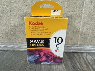 Kodak 10C Tri-Colour Ink Cartridge Save On Ink 420 Pages Brand New And Sealed - Image 1 of 4