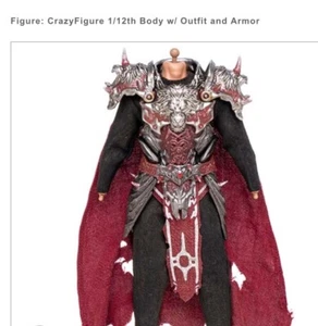 Figura de acción Crazy VTOYS LM001 1/12 The Last Knight King Arthur - CUERPO - Imagen 1 de 2