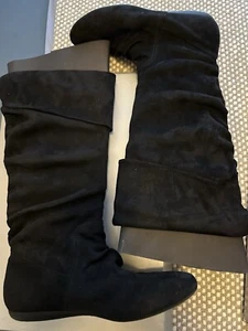 Women’s Black Report Boots Size 10 - Picture 1 of 10