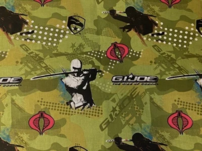 "Tela de algodón G I Joe The Rise of Cobra Design Theme BY THE YARD 44"" de ancho" Foto 1 de 3