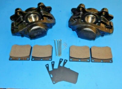 Nuevas pastillas de freno cargadas 16PB Triumph TR6 GT6 1972-1976 pistones de acero inoxidable Foto 1 de 2