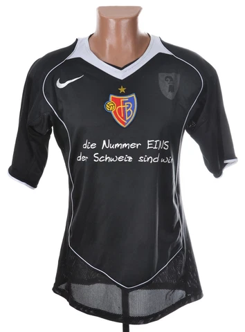FC BASEL SWITZERLAND 2004/2005 AWAY FOOTBALL SHIRT JERSEY NIKE SIZE M ADULT Cover
