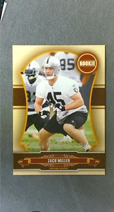 2007 Donruss Classics #195 Zach Miller RC Raiders #'d 998/1499 - Picture 1 of 2