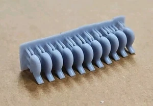 ABS-LIKE RESIN 3D PRINTED 1/25 1949 MERCURY CUSTOM GRILL - Picture 1 of 4