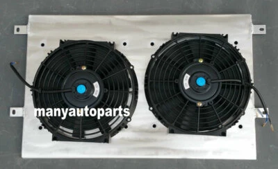 Aluminum Shroud + Fans for Subaru Impreza WRX STI GDB GD8 2002-2007 03 04 05 06 - image 1 of 4
