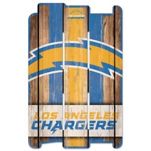 Los Angeles Chargers NFL 17" x 11" Wood Decorative Indoor Sign Wincraft