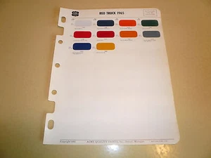 Camión REO 1965 Acme Color Chips - Imagen 1 de 1