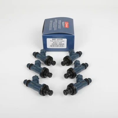 New 6× 23250-0A010 Fuel Injector For Toyota Solara Sienna Highlander Lexus RX300 Foto 1 de 4