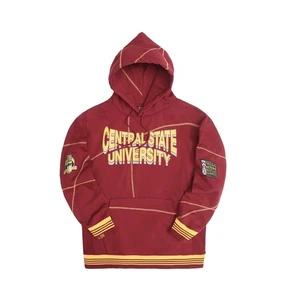 Central State Univers Heavyweight Hoodie Sweatwear AACA Vintage Style - Picture 1 of 8