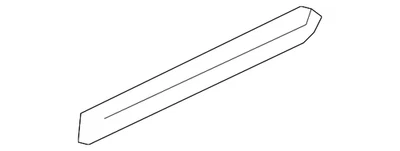 Moldura lateral de carrocería GM 25902683 genuina Foto 1 de 2