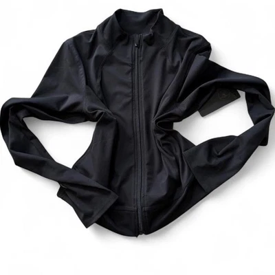 Куртка спортивная эластичная с отверстием для большого пальца - Изображение 1 из 4