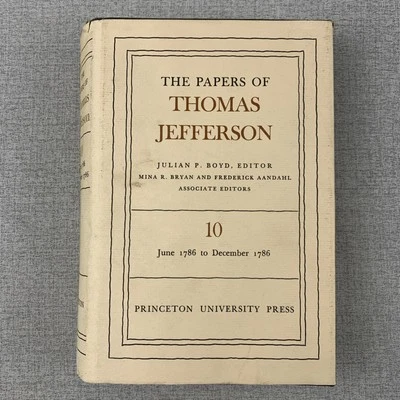 The Papers of Thomas Jefferson, Volume 10: 22 June to 31 Dec. 1786 - Image 1 of 4