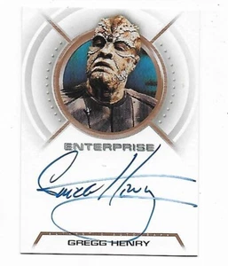 Star Trek Enterprise Autographed Card  Gregg Henry A12 - Picture 1 of 1