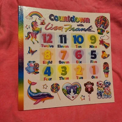 Countdown With Lisa Frank~Picture Book~Number Countdown~2022 - Image 1 of 4