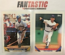 1993 Topps Baseball Card YOU PICK #1-300 inc RC & HOFers, Finish your team set!