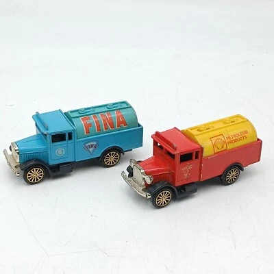 Vtg Corgi Morris Trucks Fina & Shell Petroleum. Gt. Britain. Pre-owned  - Image 1 of 4