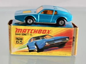 Matchbox Superfast No. 65 Saab Sonett III Mint & Boxed. - Picture 1 of 6