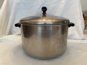 Vintage FARBERWARE 8 qt STOCKPOT w/ Lid in ExCond - Picture 1 of 11