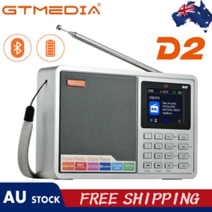 Rechargeable DAB/DAB+ FM Digital Radio Speaker Bluetooth Alarm Clock Colour LCD - Picture 1 of 15