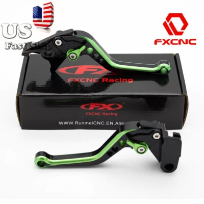 CNC Mixcolor Brake Clutch Short Levers For Kawasaki Z750R 2011-12 ZX6R/636 07-18 - Image 1 of 4